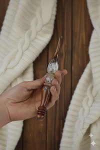 Belladec High Quality Durable Eco-Friendly Elegant Multi/Single Colored Resin <b>Crochet</b> <b>Hooks</b> Ergonomic Finishes for Knitting - Product Image 3
