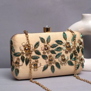 NUEVO Bolso de Mano de Cristal y Diamantes de Imitación Hecho a Mano para Fiesta de Boda para Mujer, Bolso de Noche con Cuentas Bordadas - Product Image 3