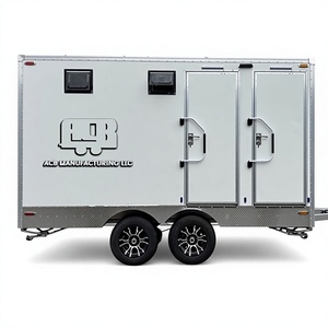 Remolque de Baño Móvil Personalizado para Exteriores, Inodoro Portátil Automático de Lujo con Tanque de Agua Limpia y Tanque de Aguas Residuales - Product Image 6