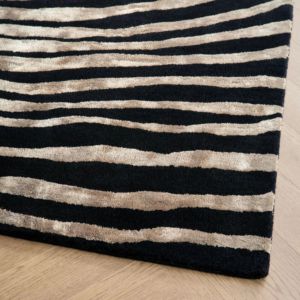 Z&H HOME Modern Handmade Hand Tufted Wool Silk <b>Leopard</b> Animal <b>Print</b> Eco-Friendly Non-Slip Medium Pile Area <b>Rug</b> for Home Decor - Product Image 3