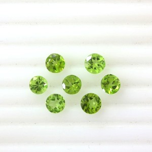 Peridoto Verde Natural, Corte Brillante Redondo, Piedras Sueltas de 5mm, Calibradas y Facetadas, para Joyería, Venta al Por Mayor - Product Image 3