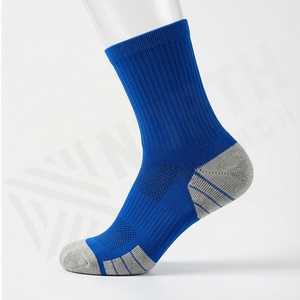 Blue Crew <b>Socks</b> Breathable Polyester Spandex <b>Running</b> Athletic Sports <b>Socks</b> for Adults Summer Standard Thickness - Product Image 3