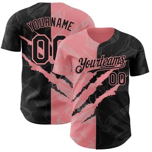 Camiseta de Béisbol Profesional de Manga Corta con Cuello en V y Botones, Logotipo Frontal Personalizado, Uniforme de Equipo, 100% Algodón Orgánico Antibacteriano - Product Image 5