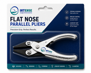 Alicates Profesionales de Punta Plana Paralela de Acero Inoxidable, Alicates de Precisión para Joyería, Herramienta de Mandíbula Paralela, Fabricante OEM ODM - Product Image 5