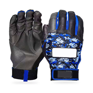 Private Label Leather Left-Handed Baseball Batting Gloves-Pakistan Made Eco-Friendly Lightweight <b>Hook</b> Loop Batting Gloves - Product Image 1