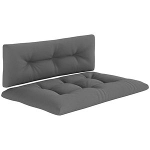 Cuscini per Sedute da Giardino Grigio Scuro, Cuscini Lombari da Esterno (Solo Cuscino) - Product Image 5