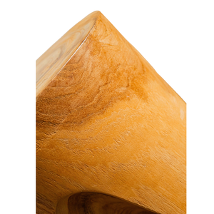 Tabouret trépied en racine de teck naturel rustique artisanal de luxe ARTERRA pour villa, hôtel et appartement - Product Image 5