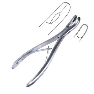 Rongeur orthopédique professionnel en acier inoxydable à double action, coupe-os chirurgical, fournisseur et fabricant OEM - Product Image 2