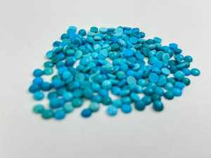 Turquesa de Arizona, Cabujón Redondo, Piedra Preciosa Suelta, Tamaños Surtidos, Calibrada, Lote para Fabricación de Joyería Natural - Product Image 2