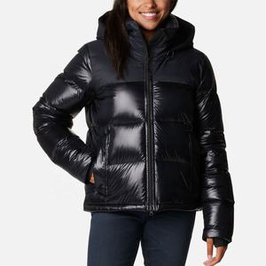 Customized Plus Size Ladies <b>Winter</b> Jacket Hot Sale Hooded Puffer <b>Coat</b> with Full Stand OEM Service Printed Fabric XL Size - Product Image 1