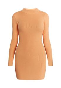 Vestido de punto acanalado más vendido, proveedor de vestidos mini de manga larga, suministro al por mayor - Product Image 4