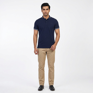 Polo Antipelusas para Hombre Diseñado con Tela Piqué de Algodón Premium, Cuello Acanalado, Cómodo, Manga Corta, Estilo Casual - Product Image 4