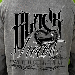 เสื้อยืดโอเวอร์ไซส์ผ้าฝ้ายคุณภาพสูงแบบสั่งทำพิเศษ ล้างทำความสะอาดได้ เป็นมิตรต่อสิ่งแวดล้อม พิมพ์ลายสกรีน แขนยาวสองชั้น ทรงหลวมสำหรับผู้ชาย - Product Image 5