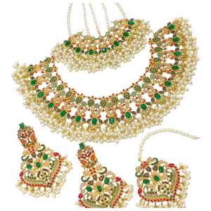 Fashionable Zircon Necklace Fashion Jewelry Sets Premium Bridal Jewelry Set Luxury Party Wear <b>Accessories</b> - Product Image 1