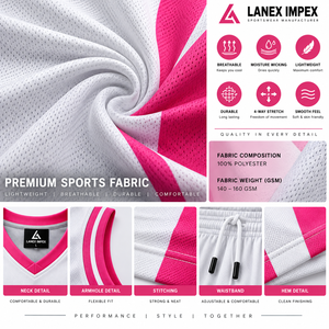 Ensemble d'uniformes de basket-ball personnalisés pour hommes, femmes et jeunes, maillot et short respirants à séchage rapide, vêtements de sport avec impression de logo, numéro et nom personnalisés - Product Image 5