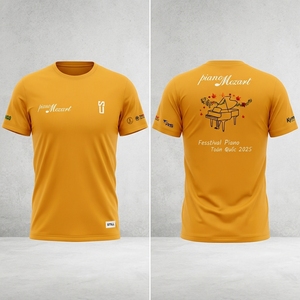 เสื้อเปียโน พิมพ์ลายแบบซับลิเมชั่น ระบายเหงื่อได้ดี ผลิตจากโรงงานโดยตรง เสื้อเปียโนสำหรับงานดนตรี รับผลิตแบบ OEM ODM - Product Image 1