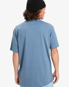 เสื้อยืดคอกลมแขนสั้นสีน้ำเงินล้วนทรงปกติสำหรับผู้ชาย คุณภาพพรีเมียม ผลิตจากผ้าฝ้ายเจอร์ซีย์ถัก 100% สวมใส่สบาย เป็นมิตรต่อสิ่งแวดล้อม - Product Image 5