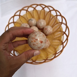 Natural Sunstone Sphere Polished Gemstone <b>Crystal</b> <b>Ball</b> Wholesale for Feng Shui Home Decor - Product Image 5