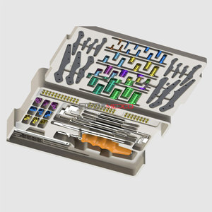 Juego de Implantes Ortopédicos Veterinarios, Placas Óseas de Acero Inoxidable, Kit Quirúrgico con Instrumentos, Manual, Certificado CE, 2.0mm 2.4mm 2.5mm - Product Image 4