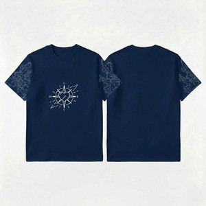 เสื้อยืดผู้ชายลายพิมพ์นามธรรมทันสมัย แขนสั้น เนื้อผ้านุ่ม ระบายอากาศได้ดี ผ้าฝ้าย สวมใส่สบายๆ ทุกวัน เสื้อยืดลายกราฟิก - Product Image 1