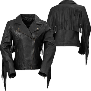 New Design Fringe <b>Jacket</b> For Men's Breathable <b>Plus</b> <b>Size</b> Low Moq Custom-Made Real Leather <b>Jacket</b> For Man Fashion Fringe <b>Jackets</b> - Product Image 5