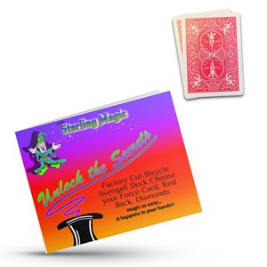 Carte Svengali Tagliate in Fabbrica per Bicycle Deck: Scegli la Tua Carta Fortunata e il Colore per Trucchi di Magia - Product Image 2