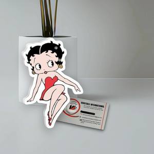 Plaques à cils magnétiques en acrylique personnalisées Betty Boop, motif diamant carré, pour extensions de cils, marque privée, vente en gros - Product Image 3
