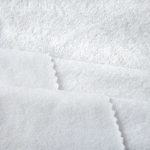 White Cotton <b>Bath</b> <b>Towel</b> Solid Color Woven Rectangular Skin-Friendly Home Use Pla in Style - Product Image 5