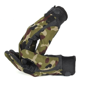 Gants de chasse imprimés camouflage, tactiles, antidérapants, pour la randonnée en plein air, le tir, gants tactiques, fournisseur en gros OEM - Product Image 1