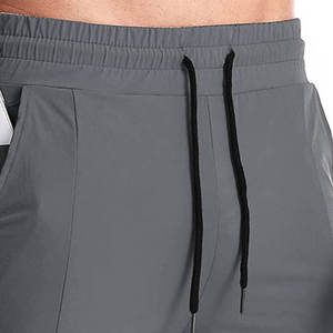 Shorts de sport décontractés pour hommes, séchage rapide, respirants, en toile, pour la gym et la course, taille élastique, vente en gros - Product Image 6