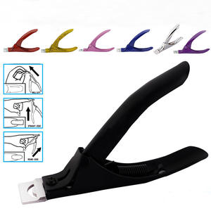 Professional Stainless Steel Luxury U Shape French Tip <b>Nail</b> Extension Clipper 2pcs Set Edge Cutter Artificial False <b>Nail</b> <b>Tool</b> - Product Image 1