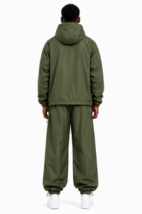 Wholesale Custom Designed Men Windbreaker Tracksuit With Zipper <b>Jacket</b> Pants Set <b>Lightweight</b> Material <b>jacket</b> for men Gym Jogging - Product Image 3