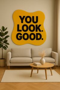 Luxury Handmade Woolen <b>Carpet</b> for Home Eco-Friendlyyellow irregular shape wavy border for birthday gift - Product Image 4