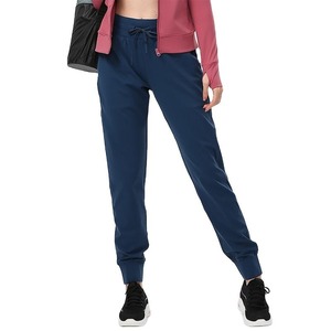 Casual Sweatpants <b>Elastic</b> <b>Waist</b> Drawstring Side Pockets Midweight Knitted 100% Cotton Autumn Breathable Plain Dyed new - Product Image 2