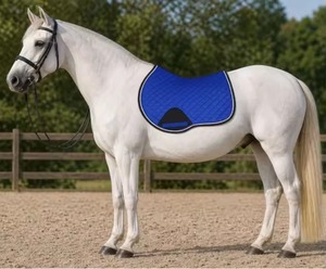 Tapis de selle pour cheval en cuir véritable avec logo personnalisé, nouveau design, meilleure fabrication, best-seller équestre - Product Image 4