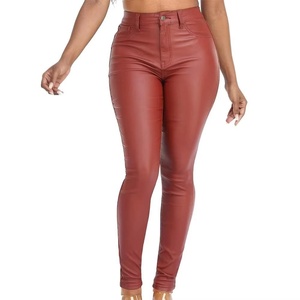 Pantalon d'hiver vintage décontracté pour femme en toile, séchage rapide, respirant, coupe droite, taille mi-haute, devant plat, taille élastique - Product Image 1