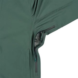 Men Raincoat Waterproof Hardshell <b>Jacket</b> Rain Shell Taped Seams Hooded Breathable Outdoor Hiking Coat Green Mustard Rain <b>Jacket</b> - Product Image 2