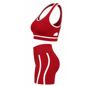 Conjunto deportivo sin costuras de canalé, el más vendido, para mujer, cómodo y ajustado, para gimnasio, entrenamiento, fitness, correr y hacer ejercicio. - Product Image 6