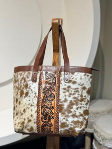 Bolso tallado de Mano a Mano, bolso de mano de piel de vaca auténtica, bolsos de gran tamaño, gran colección de monedero para mujer, novedad - Product Image 2