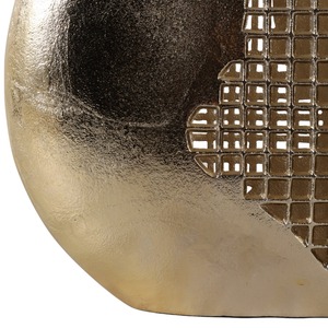 Vase décoratif moderne en aluminium métallique glamour pour la maison et le bureau, accent décoratif pour le salon, la chambre, les étagères et les tables - Product Image 4
