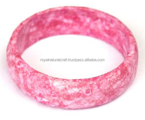 Classic Style Number Shaped Resin and Bead Bangles Fashionable Wire/Bangle/Bracelet with <b>Paper</b> and Cork <b>Elements</b> - Product Image 1