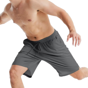 Pantalones Cortos Deportivos de Malla Transpirable para Hombre, de Secado Rápido, Diseño Limpio, Ropa Deportiva, Pedido Personalizado, MOQ Bajo - Product Image 3