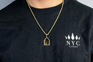 Pendentifs Jésus personnalisés en diamant de laboratoire VVS, style hip-hop glacé pour rappeurs, or 10K_14K, certifiés GIA, unisexe, meilleurs prix - Product Image 2