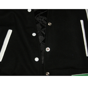 Veste universitaire en cuir de vachette de haute qualité OEM, design personnalisé, corps en laine avec broderie pour l'hiver, pour joueurs de baseball - Product Image 4