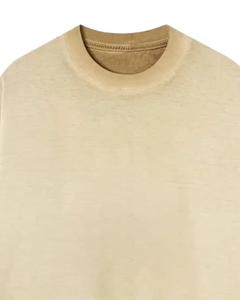T-shirts pour hommes en coton 100% de haute qualité, délavés à l'acide, écologiques, vente en gros, manches courtes, options personnalisées, fournisseur Pakistan - Product Image 2