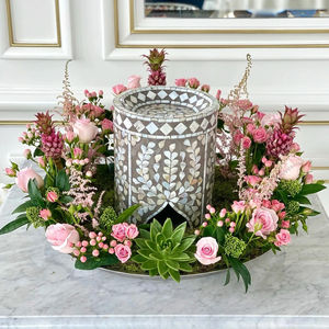 ถาดวางช็อคโกแลตแบบฝังก้างปลาทำด้วยมือทรงสี่เหลี่ยมสำหรับตกแต่งบ้านงานแต่งงาน - Product Image 3