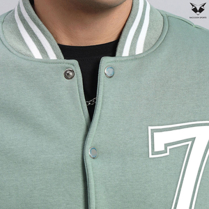 Comfortable Best Color Make Own Newest Style OEM Service Latest Style Soft Fabric Unisex Fashion Streetwear Wool PU Jackets - Product Image 6