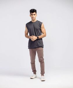 Débardeurs Homme Personnalisés en Coton Sans Manches – T-shirts Décontractés Classiques pour Homme – Débardeur de Course Léger pour Homme – Stringer Homme - Product Image 2