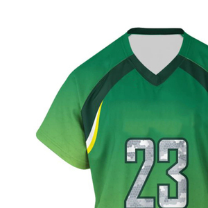 Maillot de lacrosse tendance avec col en V, coupe confortable, disponible au prix le plus bas, service OEM - Product Image 6