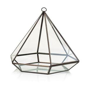 Terrario de Cristal Negro, Recipiente Artístico Transparente para Exhibición de Suculentas, Plantas Aéreas y Decoración Elegante - Product Image 6